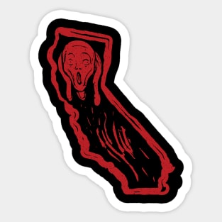 California Screaming Sticker